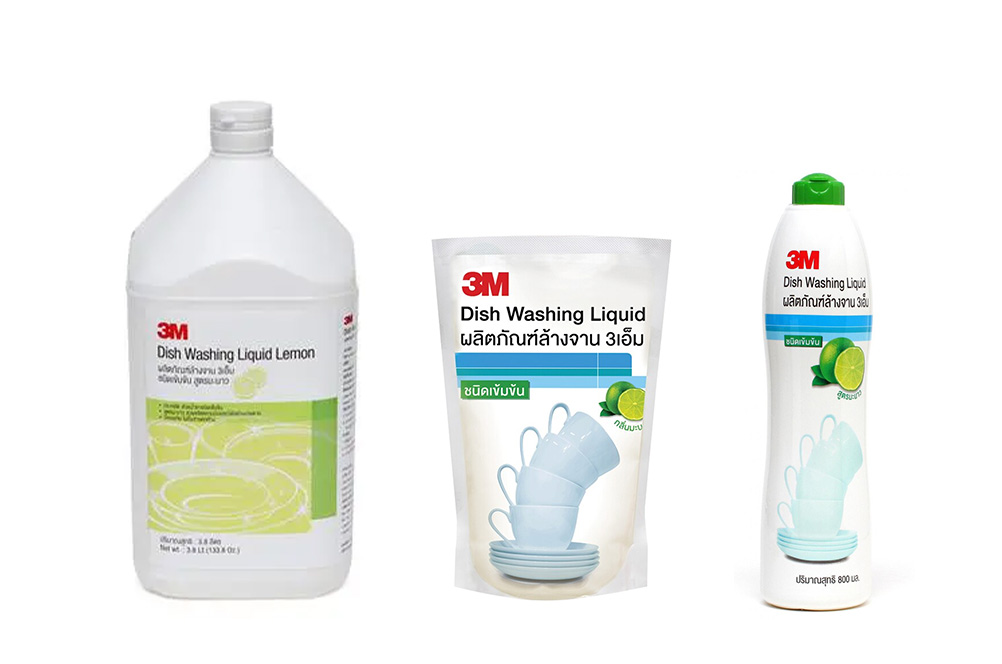 ผลิตภัณฑ์ล้างจาน 3M สูตรมะนาว